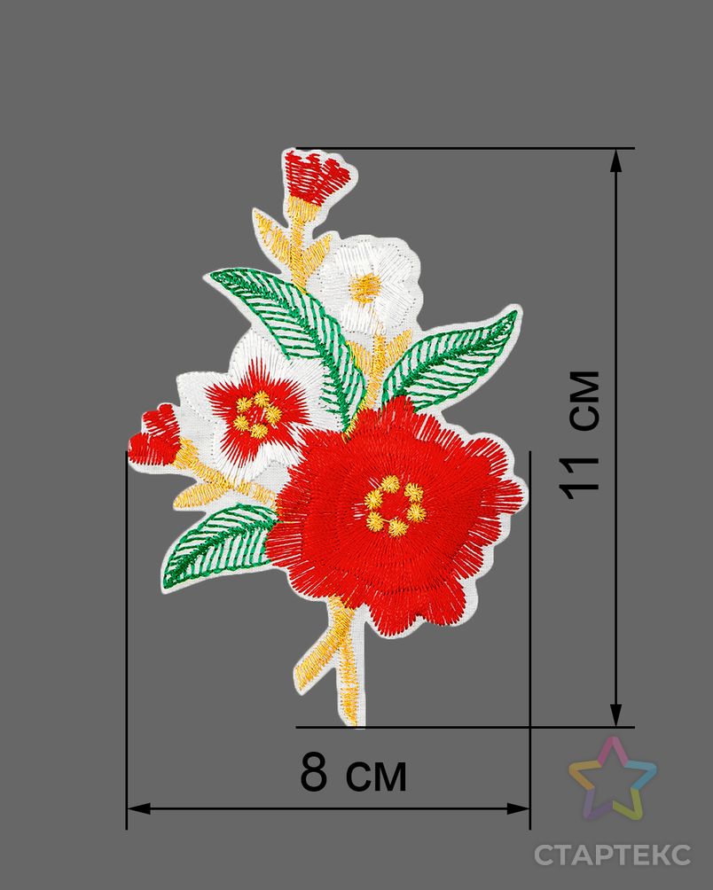 Аппликации термо р.8х11 см (в упаковке 20 шт.) арт. АДЦ-186-4-34155.004 2