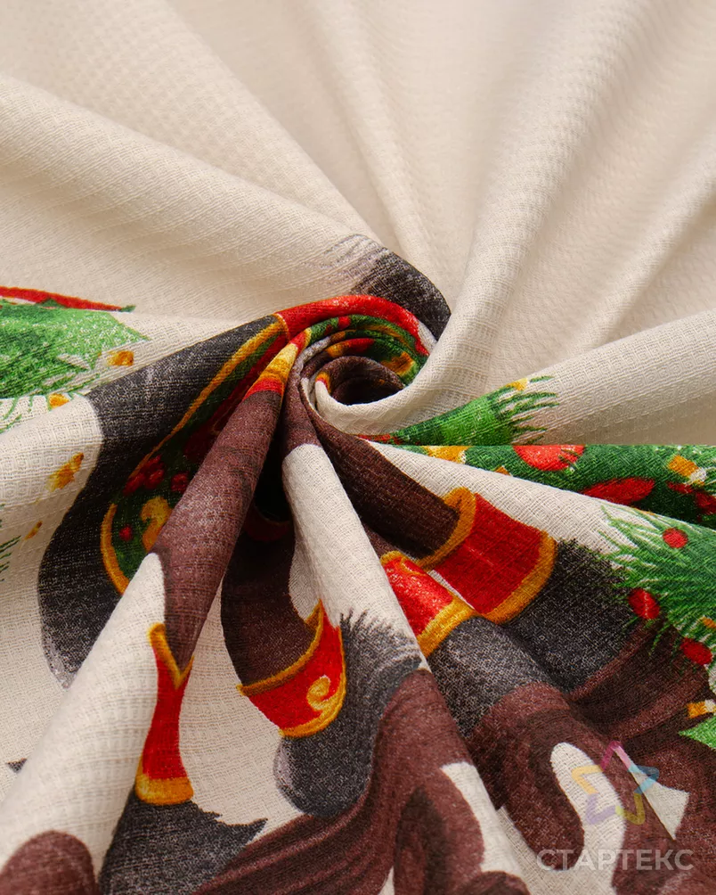 Полотно вафельное "Веселая компания" арт. ПВ150-399-1-0895.076 - рис. 5