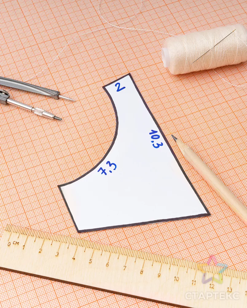 Бумага масштабно-координатная (миллиметровка) ш.64см (5м) арт. БКМ-1-1-12510 - рис. 5