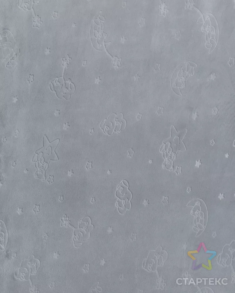 Вельбоа Мишки Месяц арт. ТК10-12-1-ВЛ-01-033-СР - рис. 1 Вельбоа Мишки Месяц арт. ТК10-12-1-ВЛ-01-033-СР - рис. 1