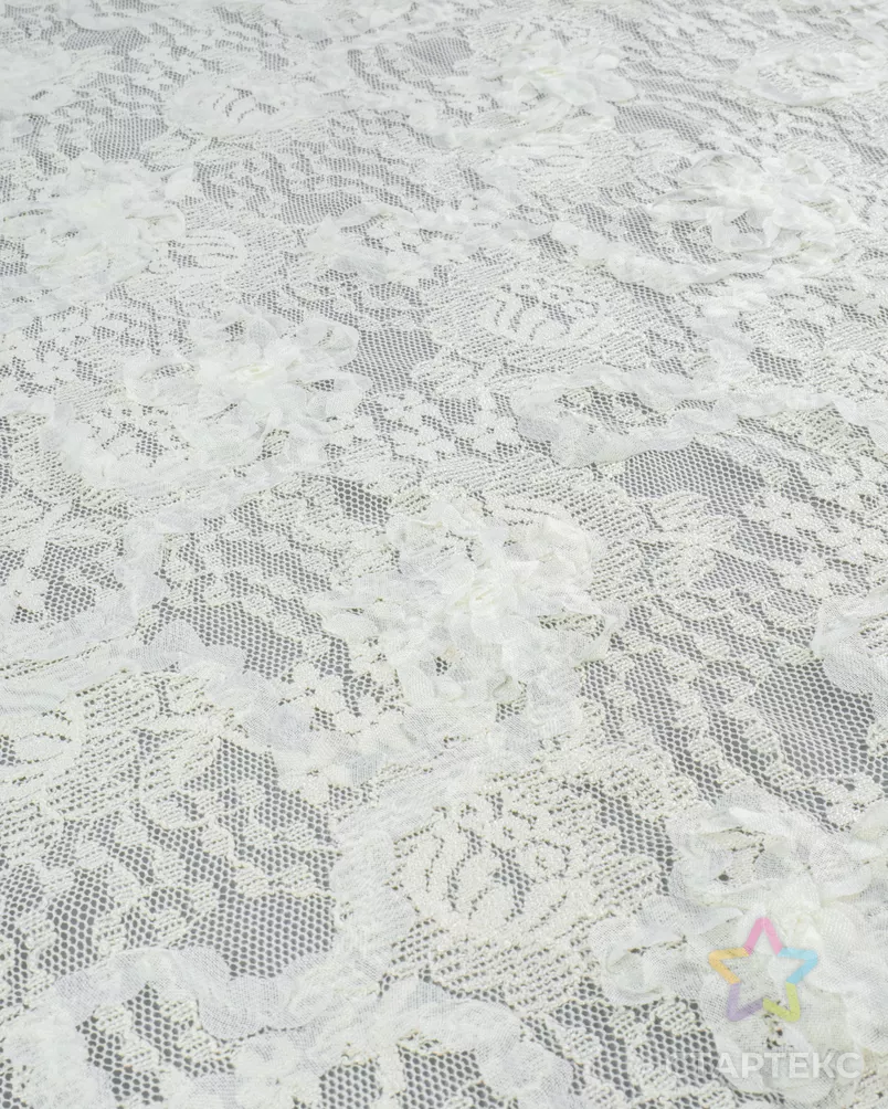 Кружевное полотно с вышивкой "Тичино" арт. КПКП-97-2-24621.002 - рис. 2