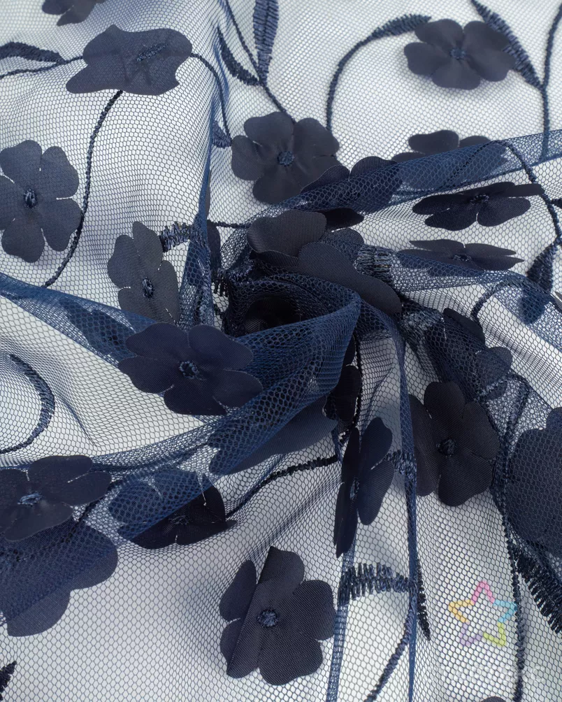 Сетка аппликация "Цветы" арт. СВС-108-4-25345.004 - рис. 5