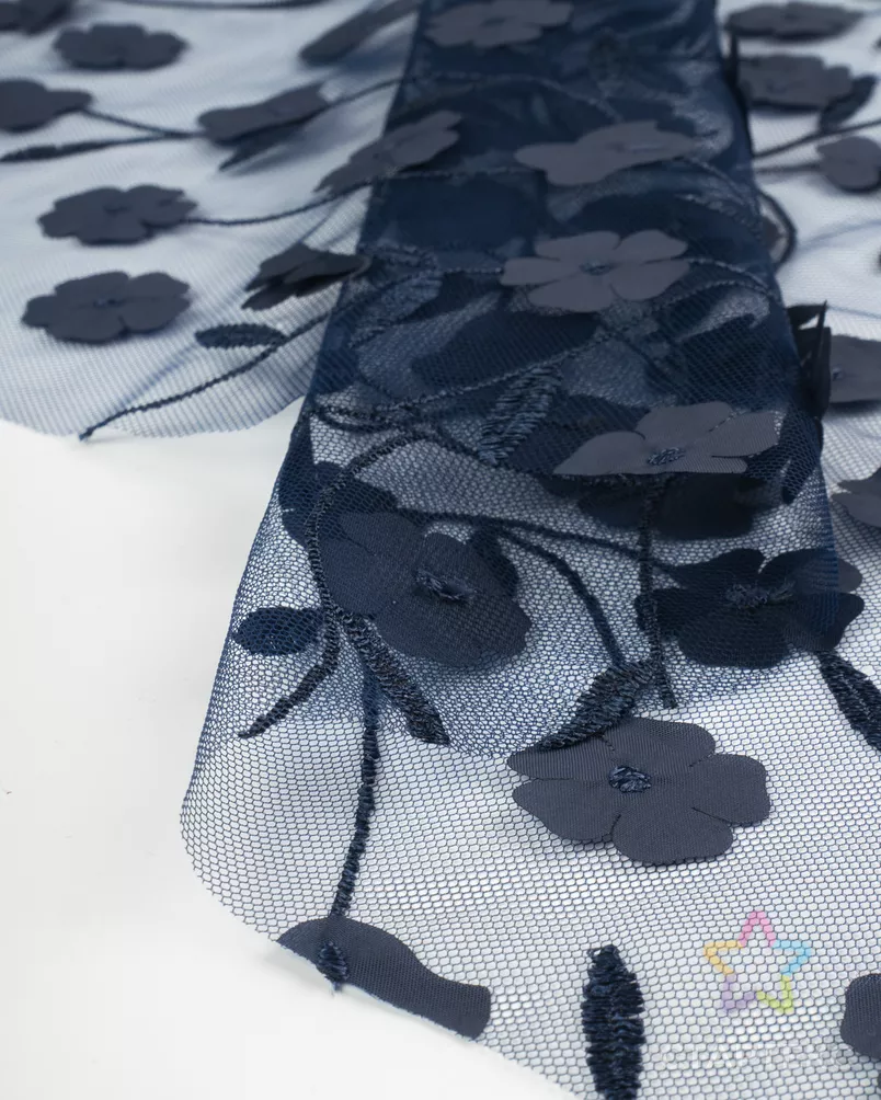 Сетка аппликация "Цветы" арт. СВС-108-4-25345.004 - рис. 8