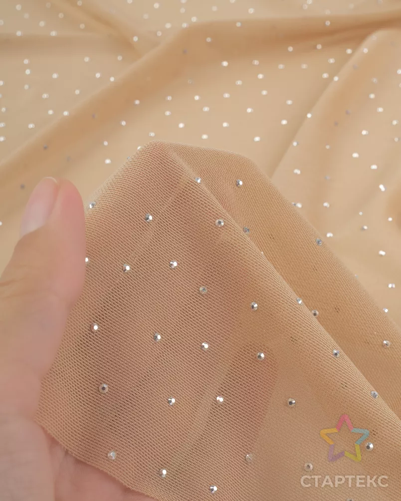 Сетка мягкая со стразами "Витальба" арт. СС-85-2-24635.002 - рис. 6