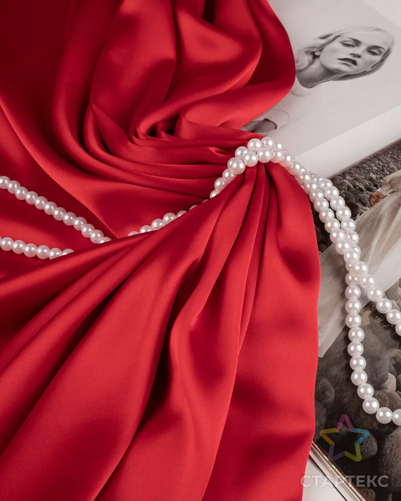 Атлас стрейч "Лаванда" арт. АО-12-1-20164.005 - рис. 5