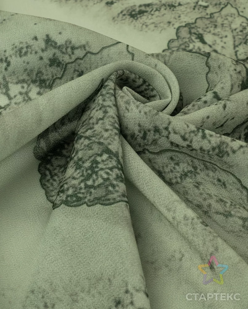 Креп-шифон "Валенсия" арт. КШП-374-2-21117.010 - рис. 4