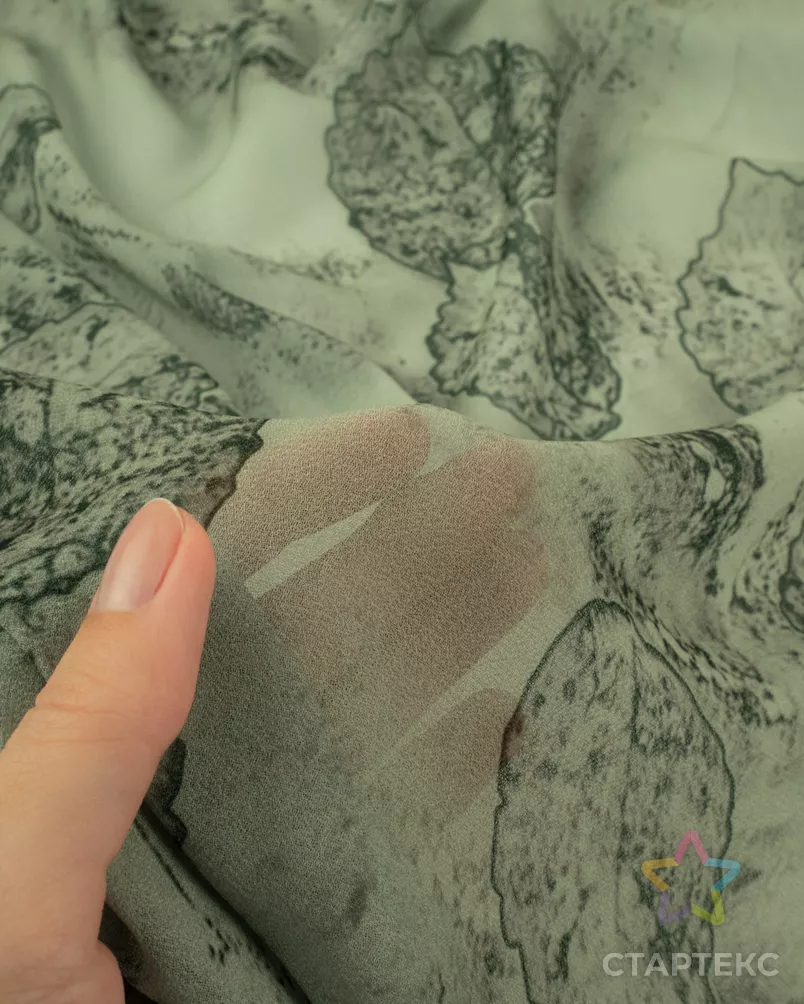 Креп-шифон "Валенсия" арт. КШП-374-2-21117.010 - рис. 5