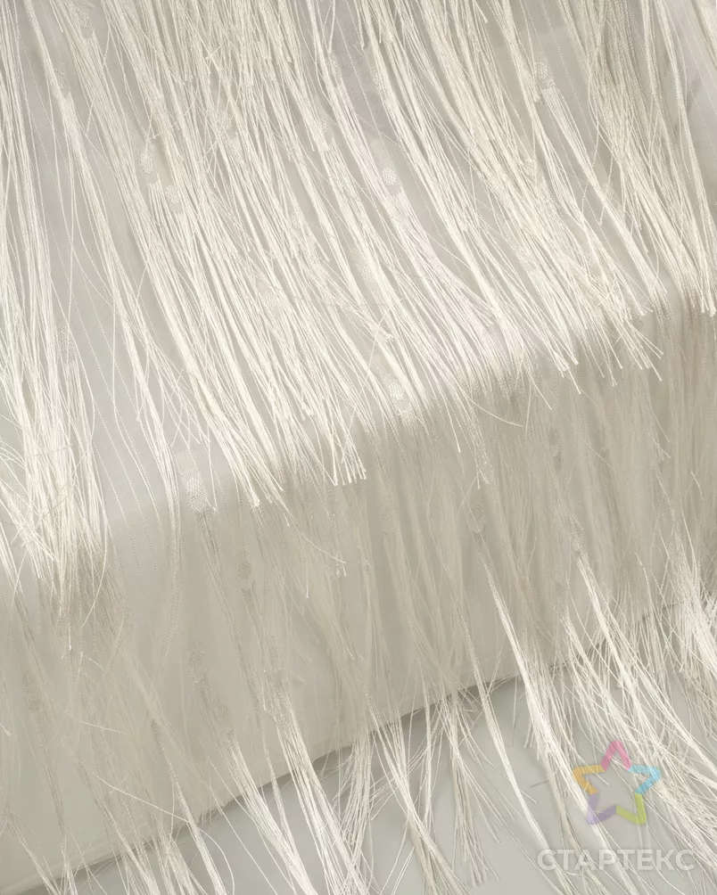 Декоративный шифон с бахромой арт. ШЖК-11-1-25993.001 - рис. 5