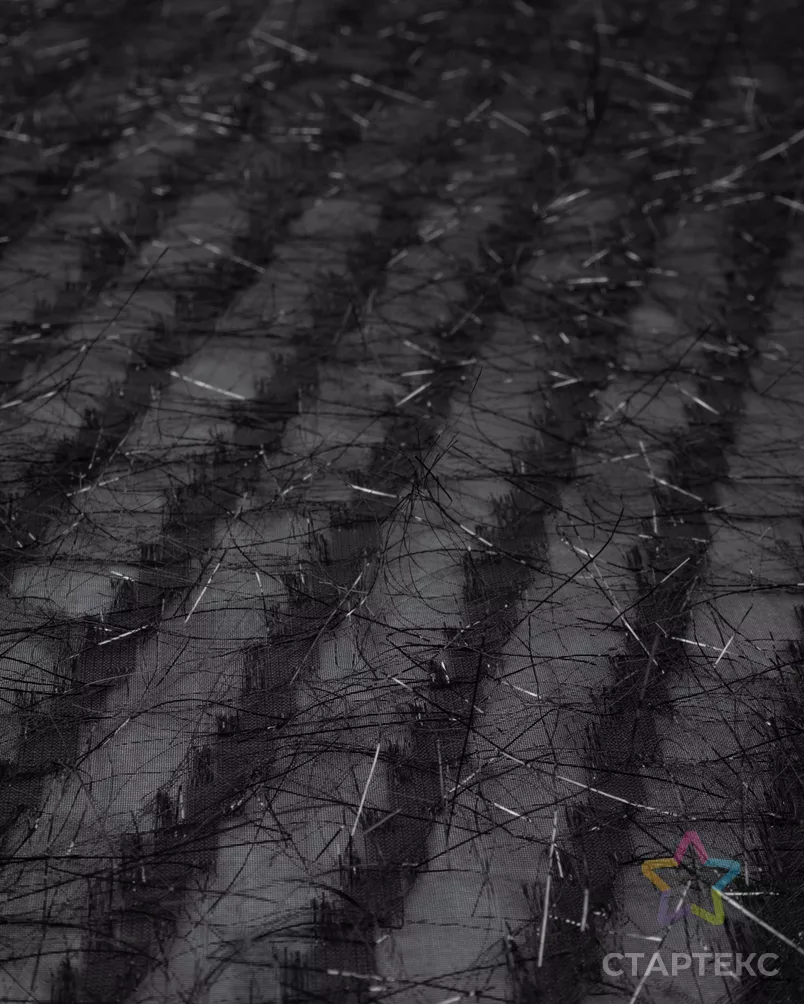 Декоративный шифон "Дождик" арт. ШЖК-12-2-25994.002 - рис. 3