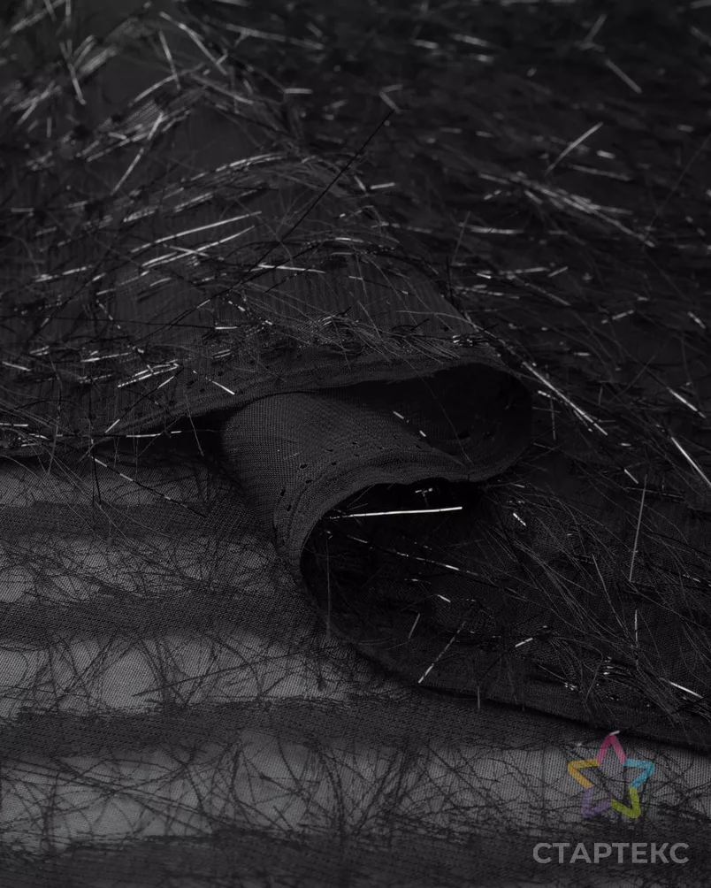 Декоративный шифон "Дождик" арт. ШЖК-12-2-25994.002 - рис. 6