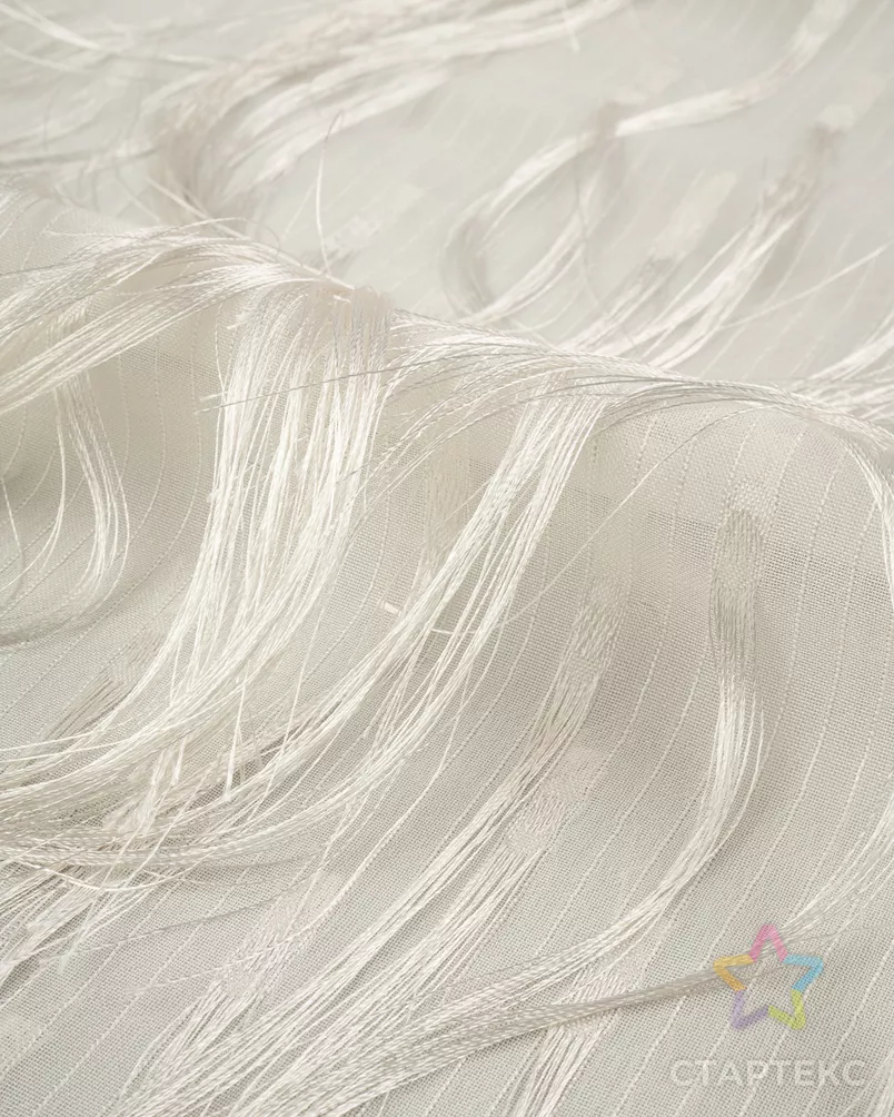 Декоративный шифон с бахромой арт. ШЖК-11-1-25993.001 - рис. 4