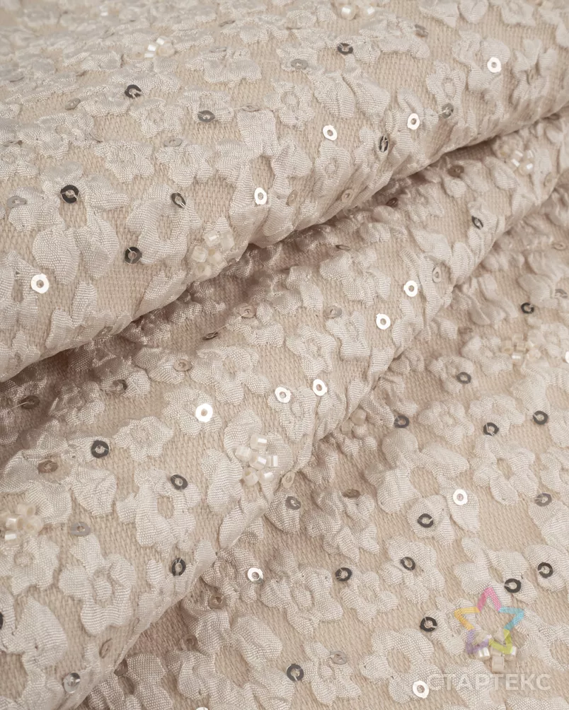 Фукро-жаккард "Академия" с бисером арт. ПЛ-995-2-25991.002 - рис. 4