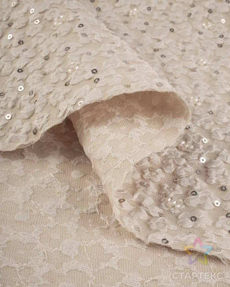 Фукро-жаккард "Академия" с бисером арт. ПЛ-995-2-25991.002 - рис. 6