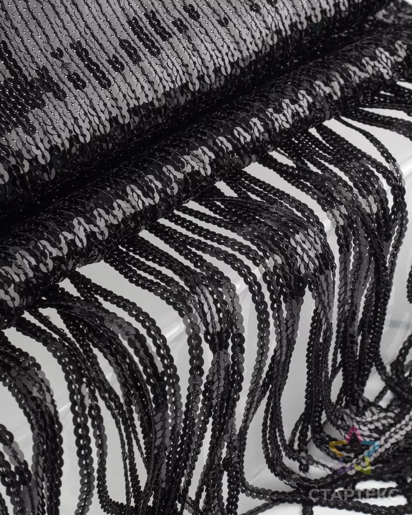 Пайетка на сетке с бахромой арт. ПАЙ-200-1-25995.001 - рис. 5