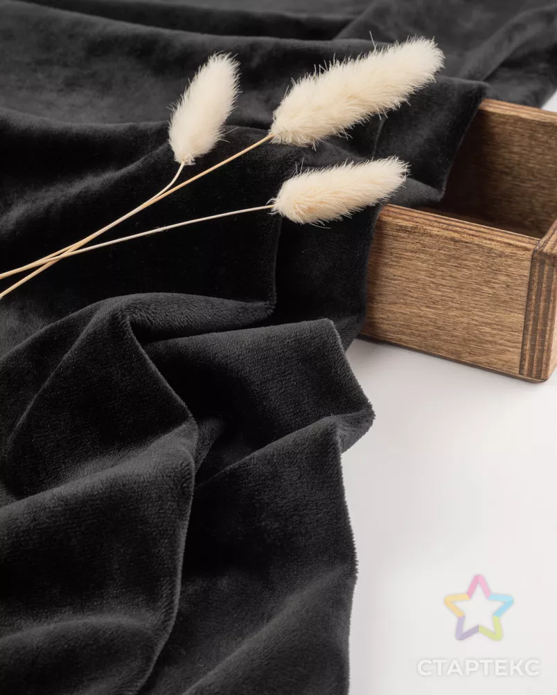 Велюр стрейч "Марсия" 260гр/м.кв. арт. ВЕЛ-12-1-14802.014 - рис. 1