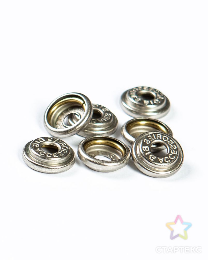 Часть кнопки, тип кольцо 14мм металл арт. ПРС-894-1-ПРС0002271 3