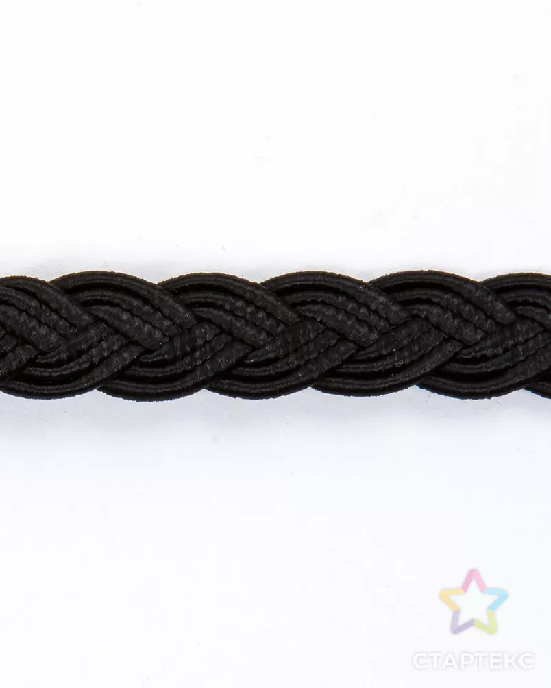 Тесьма "косичка" 10мм люрекс (50м) арт. ПРС-900-4-ПРС0023014 - рис. 1