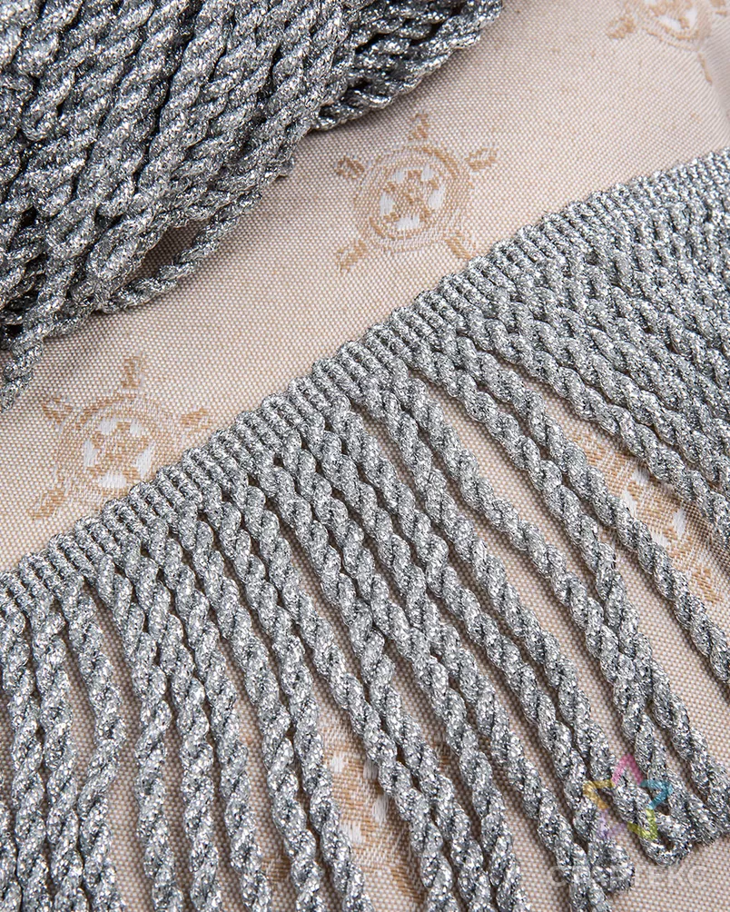 Бахрома металлизированная 96мм люрекс арт. ПРС-960-2-ПРС0023629 - рис. 2