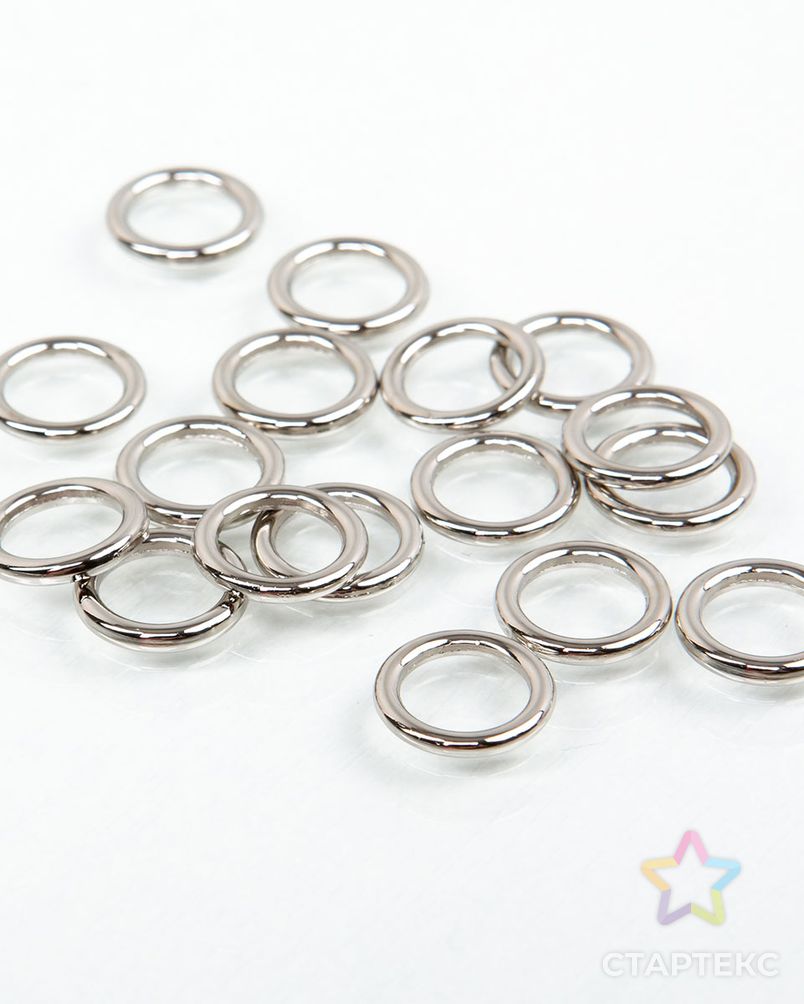 Кольцо металлическое 8мм металл ZAMAK (цинко-алюминиевый сплав), 100шт арт. ПРС-4502-1-ПРС0001326 2