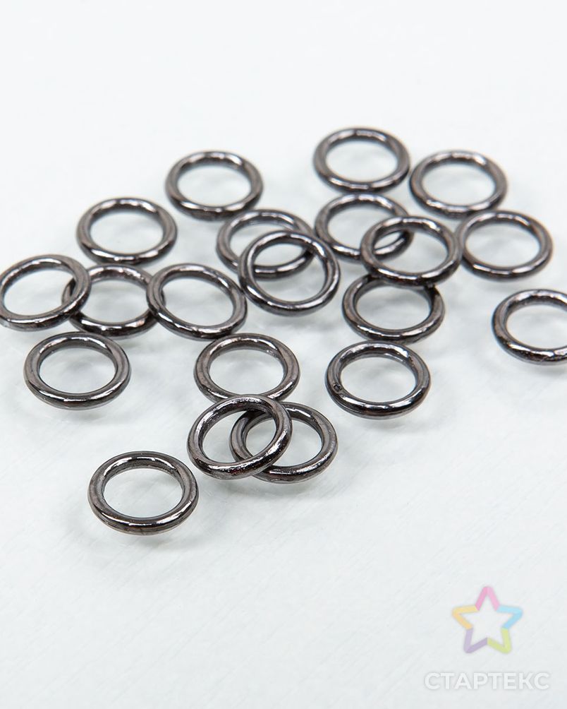 Кольцо металлическое 6мм металл ZAMAK (цинко-алюминиевый сплав), 100шт арт. ПРС-4540-1-ПРС0001425 2