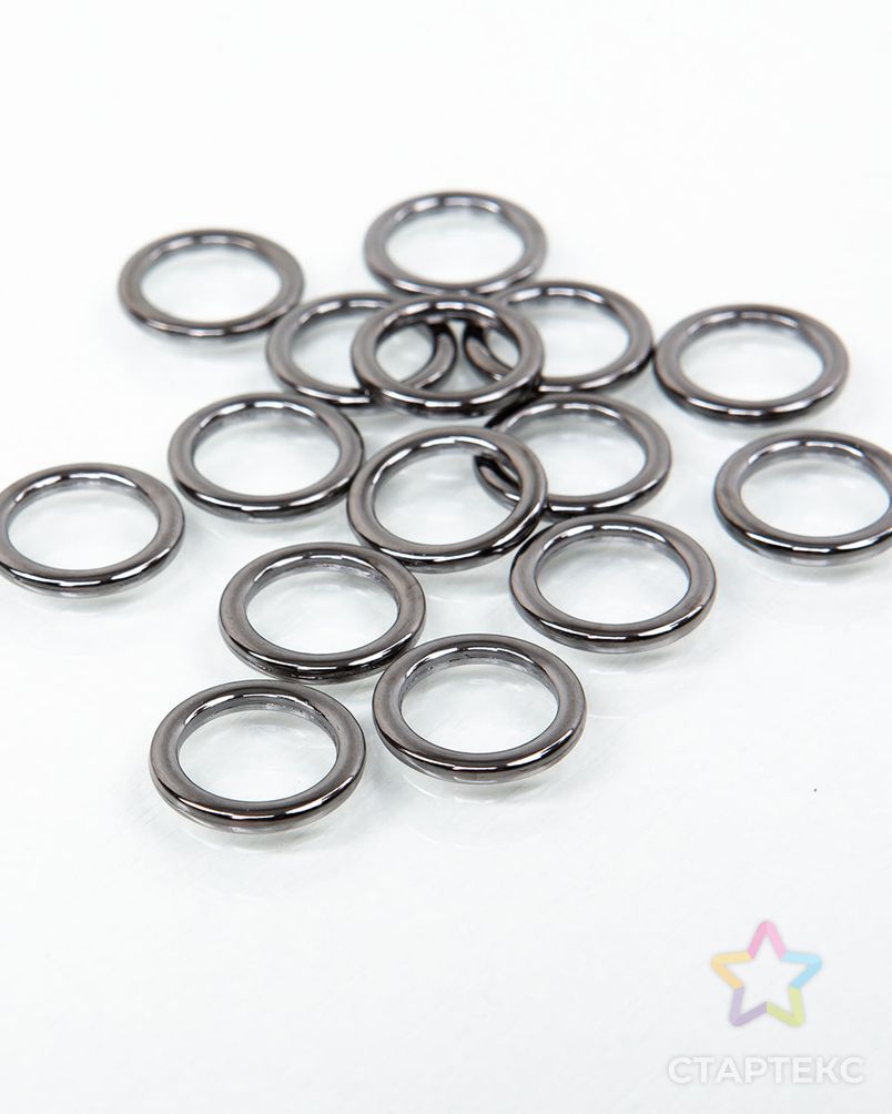 Кольцо металлическое 10мм металл ZAMAK (цинко-алюминиевый сплав), 100шт арт. ПРС-4543-1-ПРС0001428 3