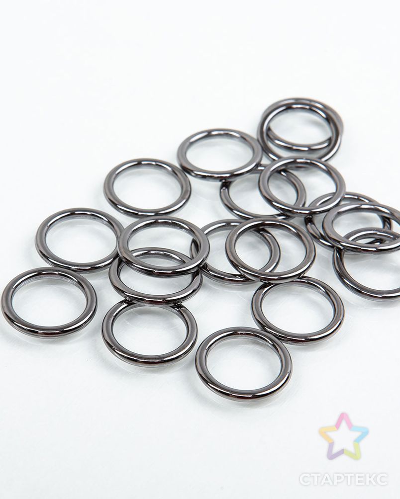 Кольцо металлическое 12мм металл ZAMAK (цинко-алюминиевый сплав), 100шт арт. ПРС-4544-1-ПРС0001429 2