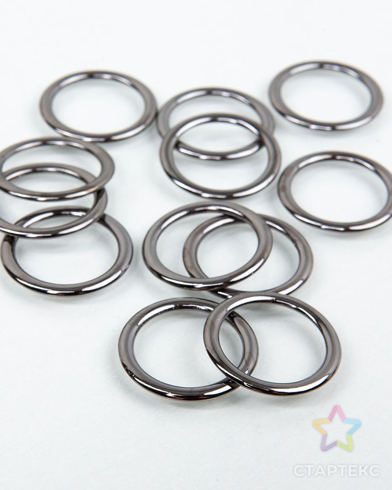 Кольцо металлическое 20мм металл ZAMAK (цинко-алюминиевый сплав), 50шт арт. ПРС-4548-1-ПРС0001433 2