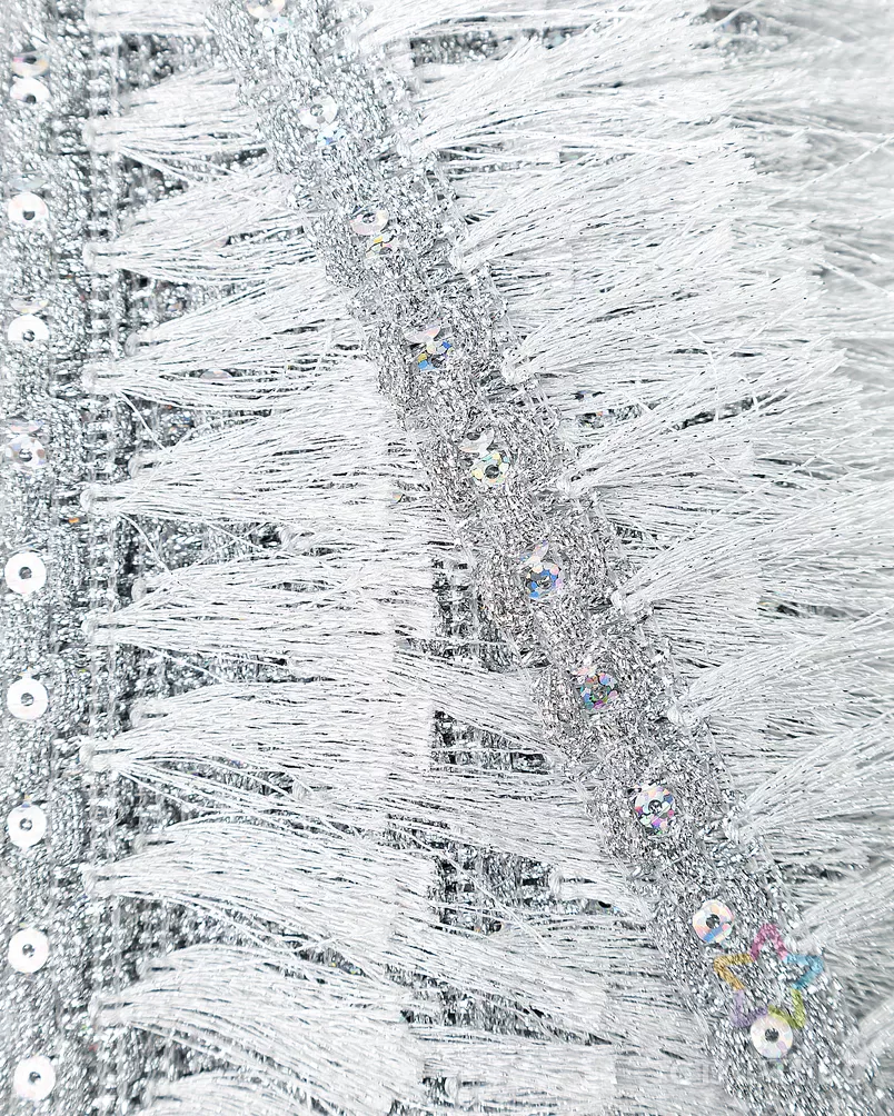 Бахрома металлизированная ш.4,5см (уп.13,7м) арт. БДМ-12-2-33180.002 - рис. 6