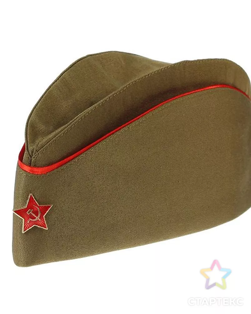 Маленькая пилотка Пилотка детская с красным кантом, р-р 52-55 см - купить в Москве оптом и в  розницу по недорогой цене в интернет-магазине Стартекс (СМЛ0002300710)