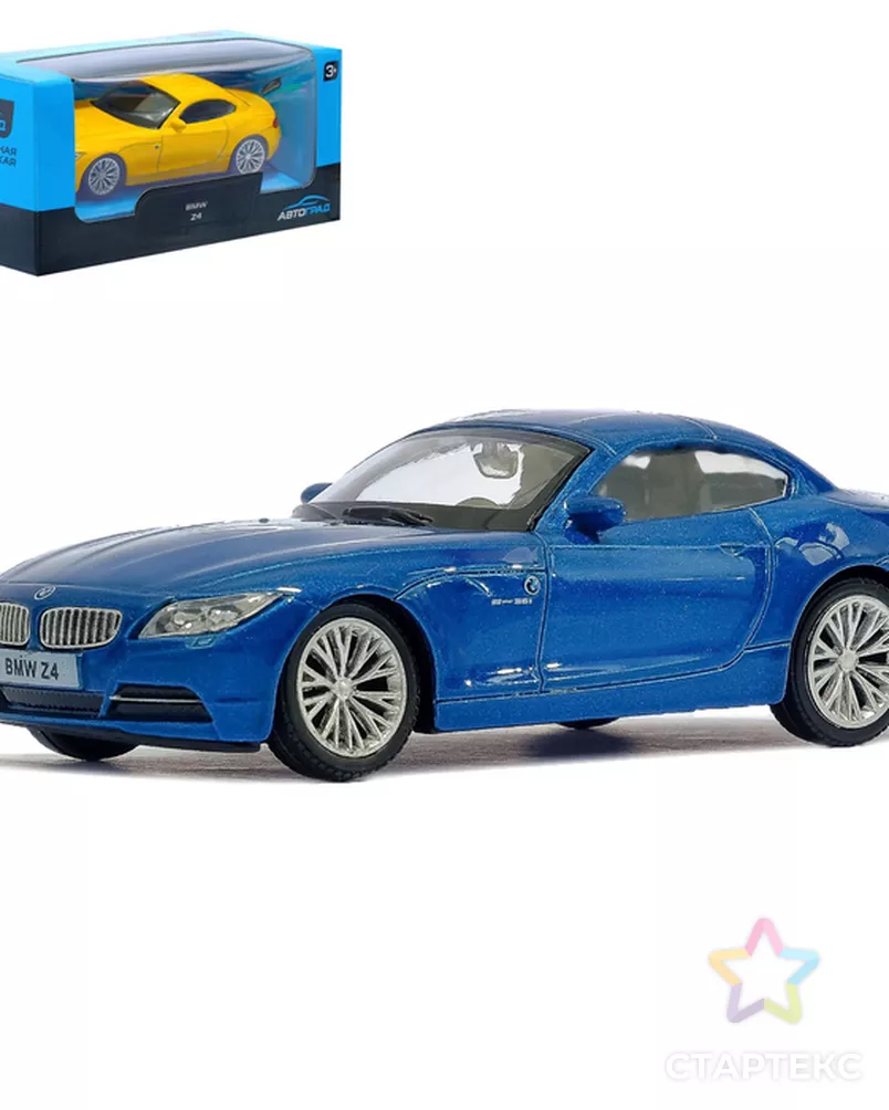 Машина металлическая BMW Z4, 1:43, цвет синий синего цвета - купить в  Самаре оптом и в розницу по недорогой цене в интернет-магазине Стартекс  (СМЛ0003098605)