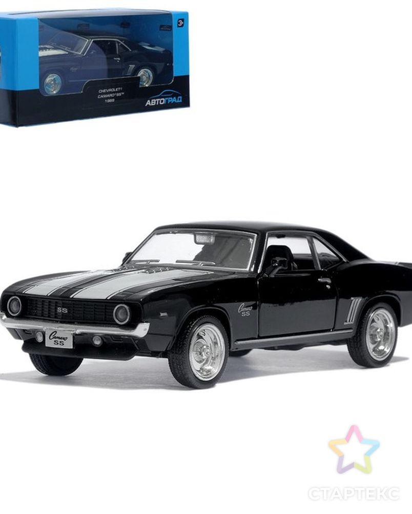 Машина металлическая CHEVROLET CAMARO SS, масштаб 1:32, инерция, МИКС микс