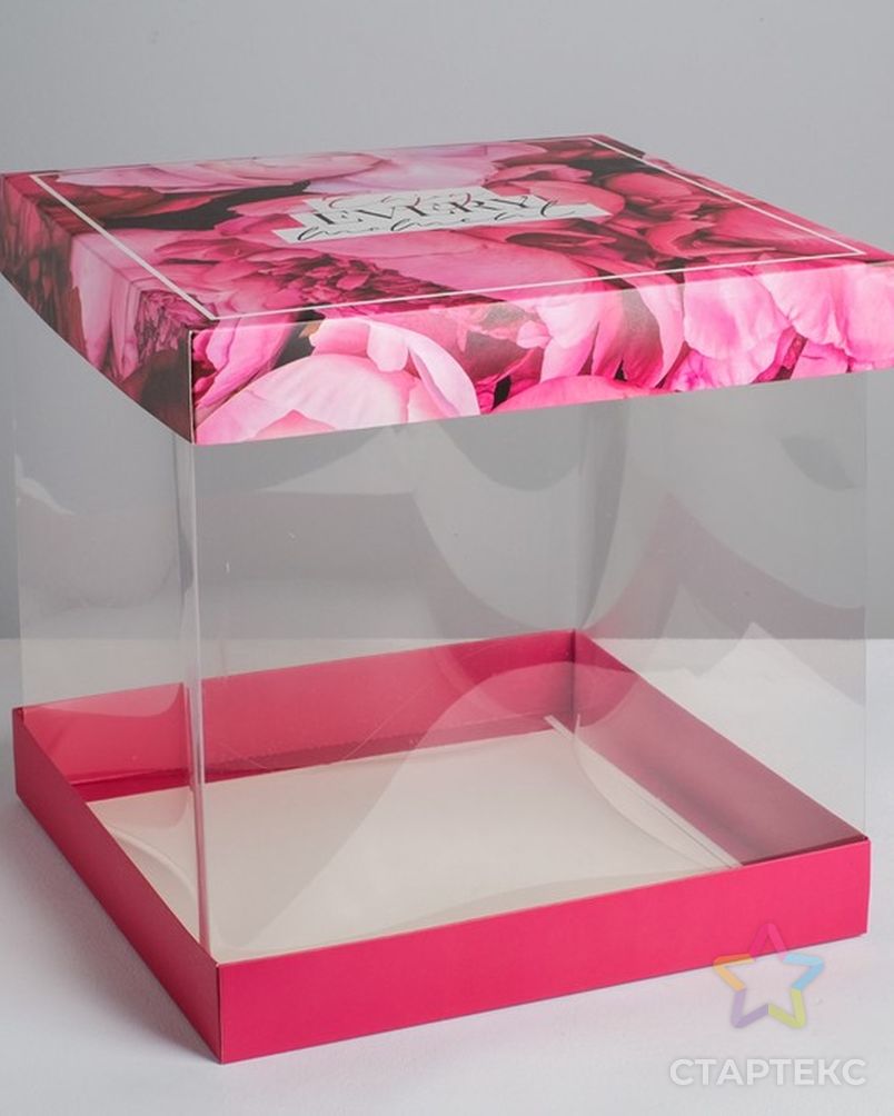 Складная коробка под торт enjoy, 30 × 30 см