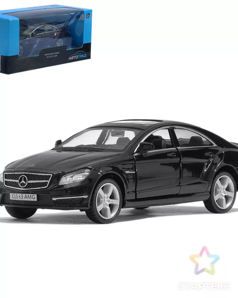 Машина металлическая MERCEDES-BENZ CLS63 AMG, 1:32, инерция, цвет чёрный  чёрный - купить в Кирове оптом и в розницу по недорогой цене в  интернет-магазине Стартекс (СМЛ0005116143)