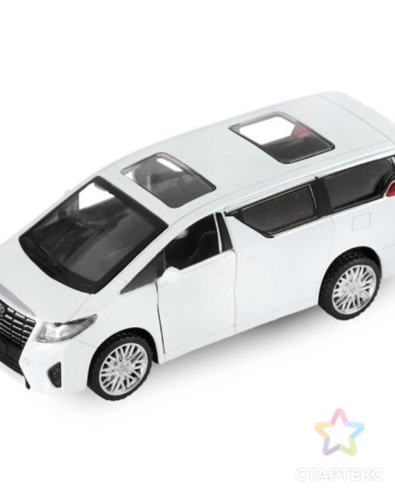 Машина металлическая Toyota Alphard 1:42, инерция, открываются двери, цвет  белый белого цвета - купить в Кирове оптом и в розницу по недорогой цене в  интернет-магазине Стартекс (СМЛ0005488628)