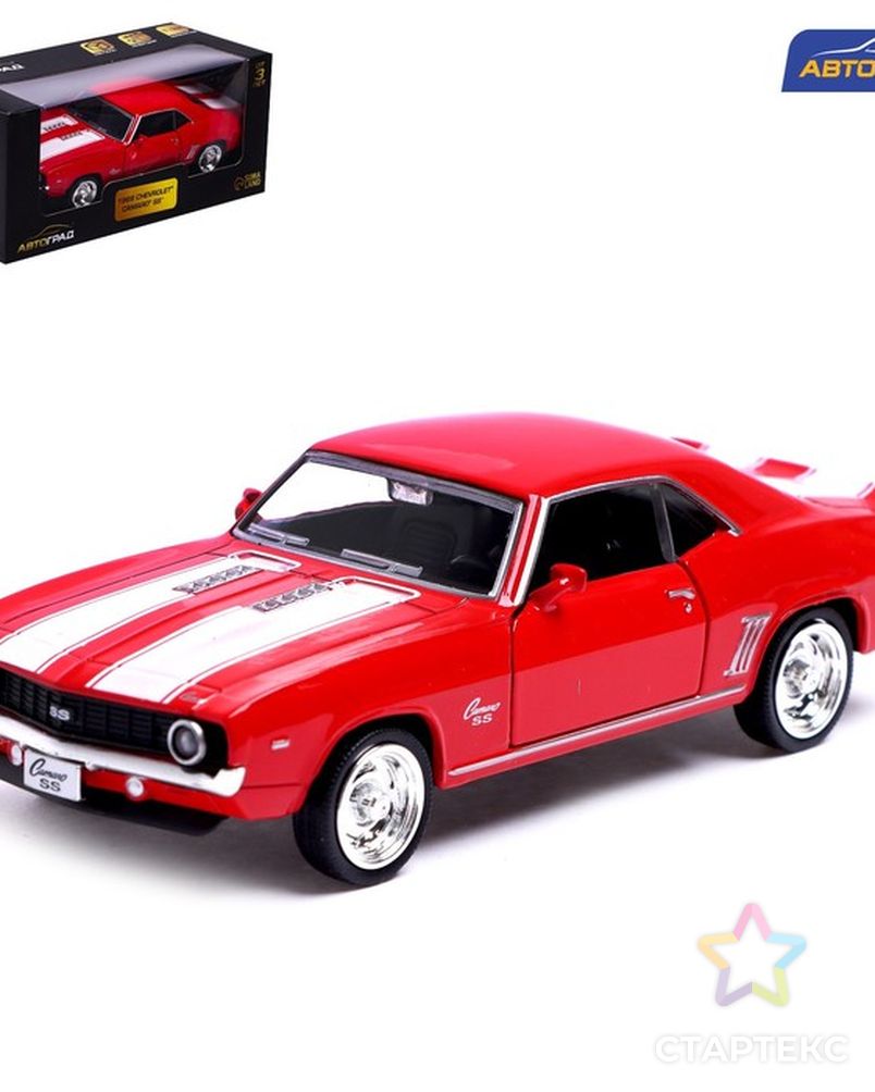 Машина металлическая CHEVROLET CAMARO SS, 1:32, инерция, цвет красный -  купить в Кирове оптом и в розницу по недорогой цене в интернет-магазине  Стартекс (СМЛ0007152960)