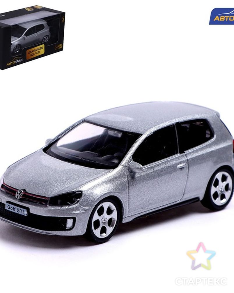 Машина металлическая VOLKSWAGEN GOLF GTI, 1:43, цвет серебро - купить в  Кирове оптом и в розницу по недорогой цене в интернет-магазине Стартекс (  СМЛ0007152977)