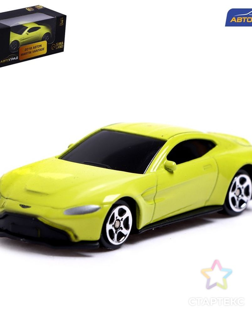 Машина металлическая ASTON MARTIN VANTAGE, 1:64, цвет зеленый - купить в  Кирове оптом и в розницу по недорогой цене в интернет-магазине Стартекс  (СМЛ0007152978)