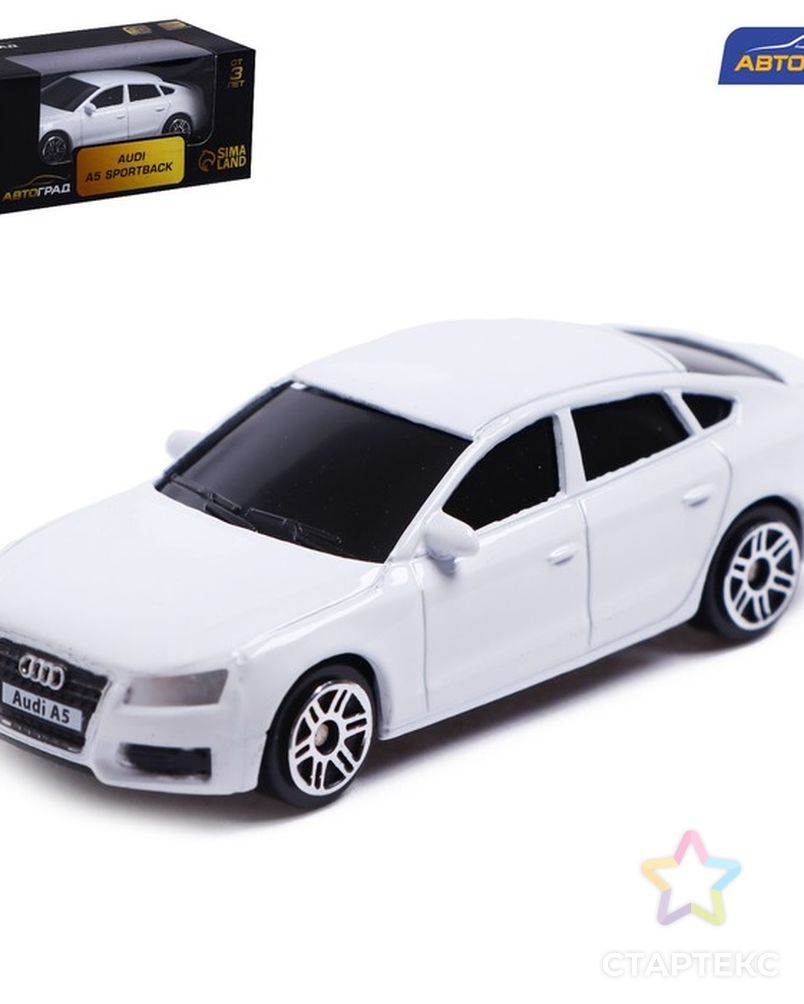 Машина металлическая AUDI A5, 1:64, цвет белый