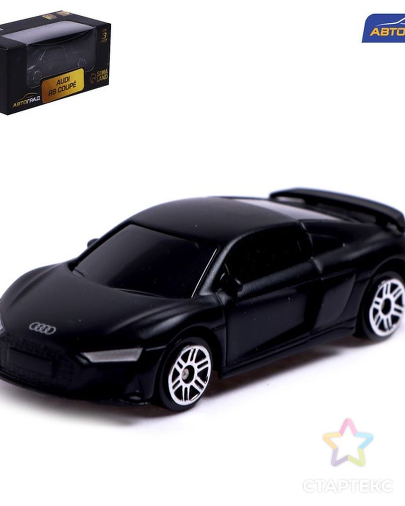 Машина металлическая AUDI R8 COUPE, 1:64, цвет черный матовый - купить в  Кирове оптом и в розницу по недорогой цене в интернет-магазине Стартекс  (СМЛ0007152981)