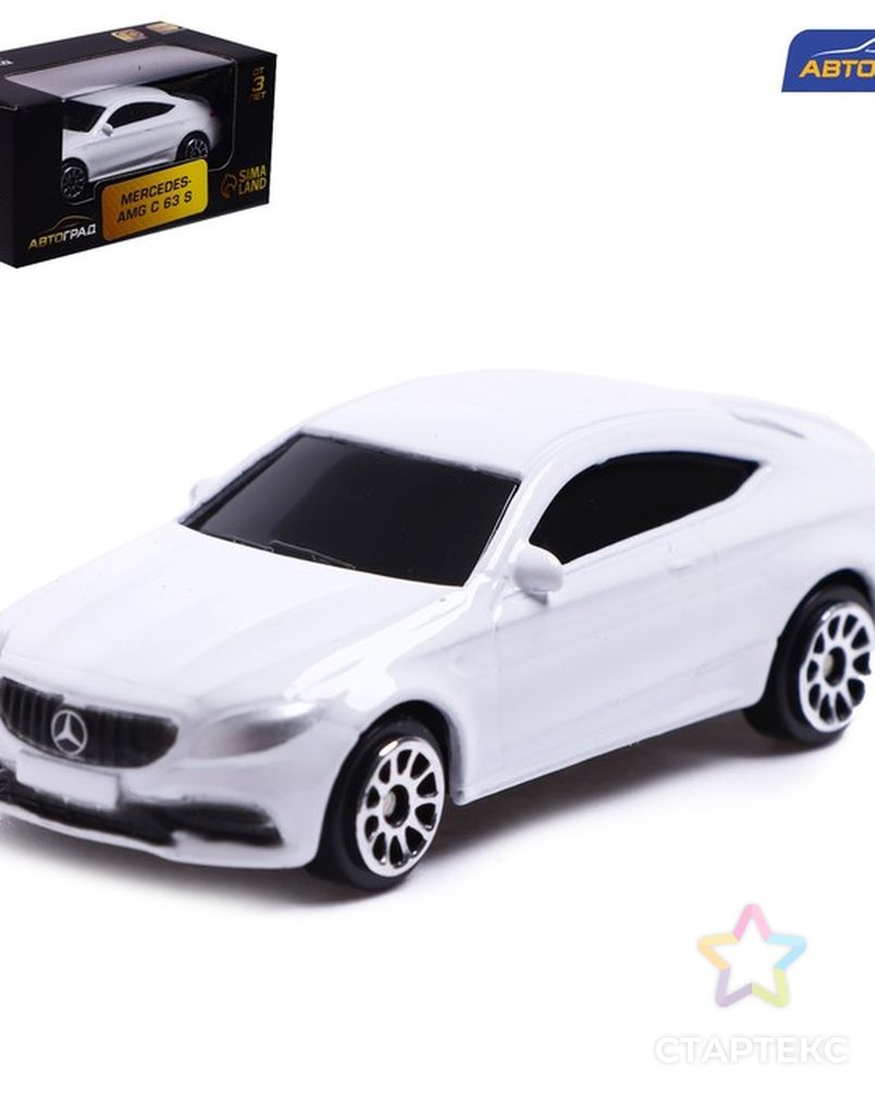 Машина металлическая MERCEDES-AMG C63 S COUPE, 1:64, цвет белый - купить в  Самаре оптом и в розницу по недорогой цене в интернет-магазине Стартекс  (СМЛ0007153005)