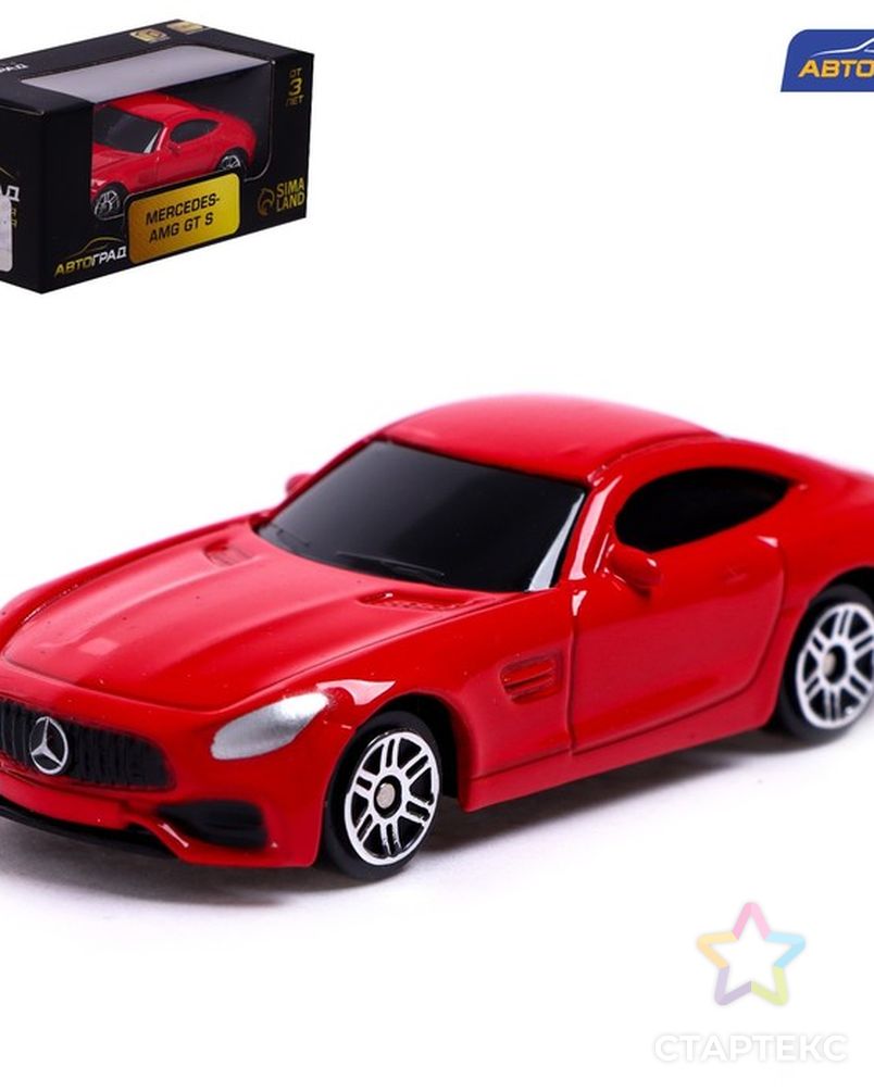 Машина металлическая MERCEDES-AMG GT S, 1:64, цвет красный - купить в  Москве оптом и в розницу по недорогой цене в интернет-магазине Стартекс  (СМЛ0007153009)