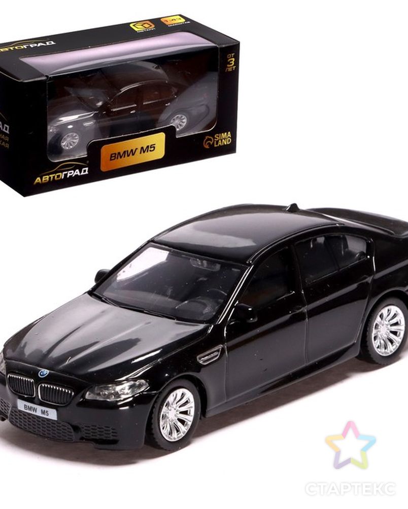 Машина металлическая BMW M5, 1:43, цвет черный - купить в Кирове оптом и в  розницу по недорогой цене в интернет-магазине Стартекс (СМЛ0007335833)