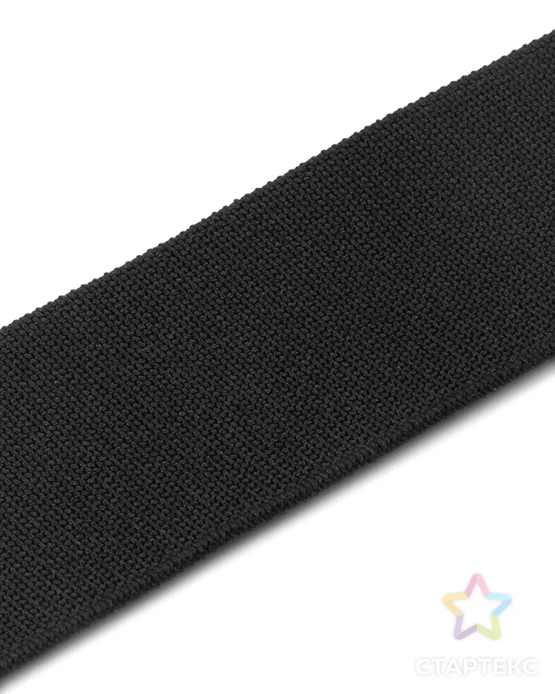 Резинка башмачная ш.4см; пл.33,6гр/м.п.(25м) черный арт. РБАШ-5-1-43165 - рис. 2