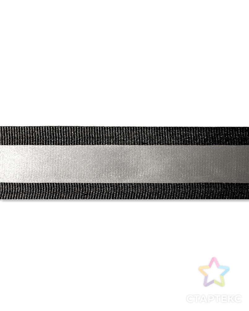 Лента-стропа светоотражающая ш.3см 50м (черный) арт. СВ-226-1-31332.001