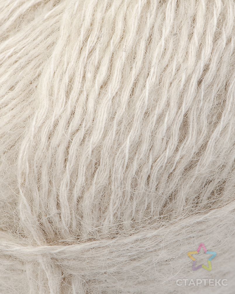 Пряжа для вязания КАМТ "Астория" (65% хлопок, 35% шерсть) 5х50г/180м цв.001 суровый арт. ПАТ-1-1-39787 2