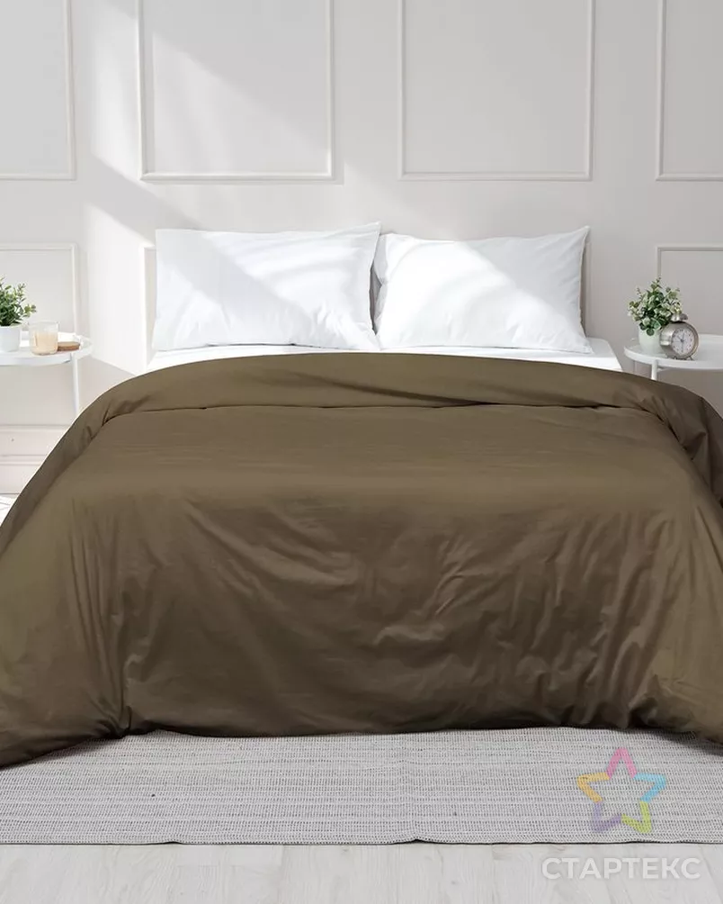 Пододеяльник 2.0 Monocolor м602.20.04SM 6153-1 мокко арт. ТДИВН-5960-1-ТДИВН0155484 - рис. 1