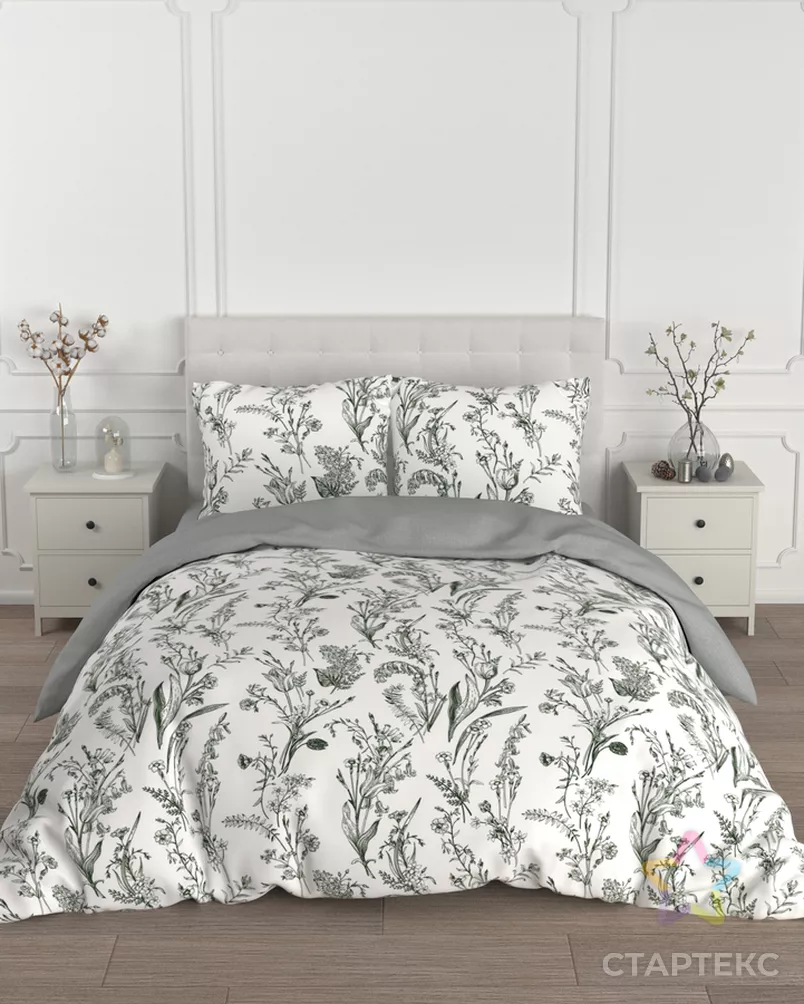 КПБ 2.0 макси Для SNOFF сатин м205.21.04SТ рис.5846-1+5846а-1 Грана арт. ТДИВН-4651-1-ТДИВН0141813 - рис. 1