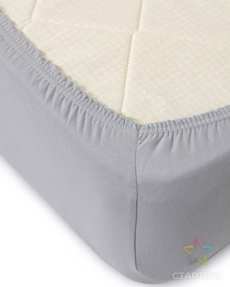 Серый простыня ТРИКОТАЖ 140*200*20 на резинке Р512Т 140гр арт. ТЕКСД-2483-1-ТЕКСД0002483 - рис. 1 Серый простыня ТРИКОТАЖ 140*200*20 на резинке Р512Т 140гр арт. ТЕКСД-2483-1-ТЕКСД0002483 - рис. 1