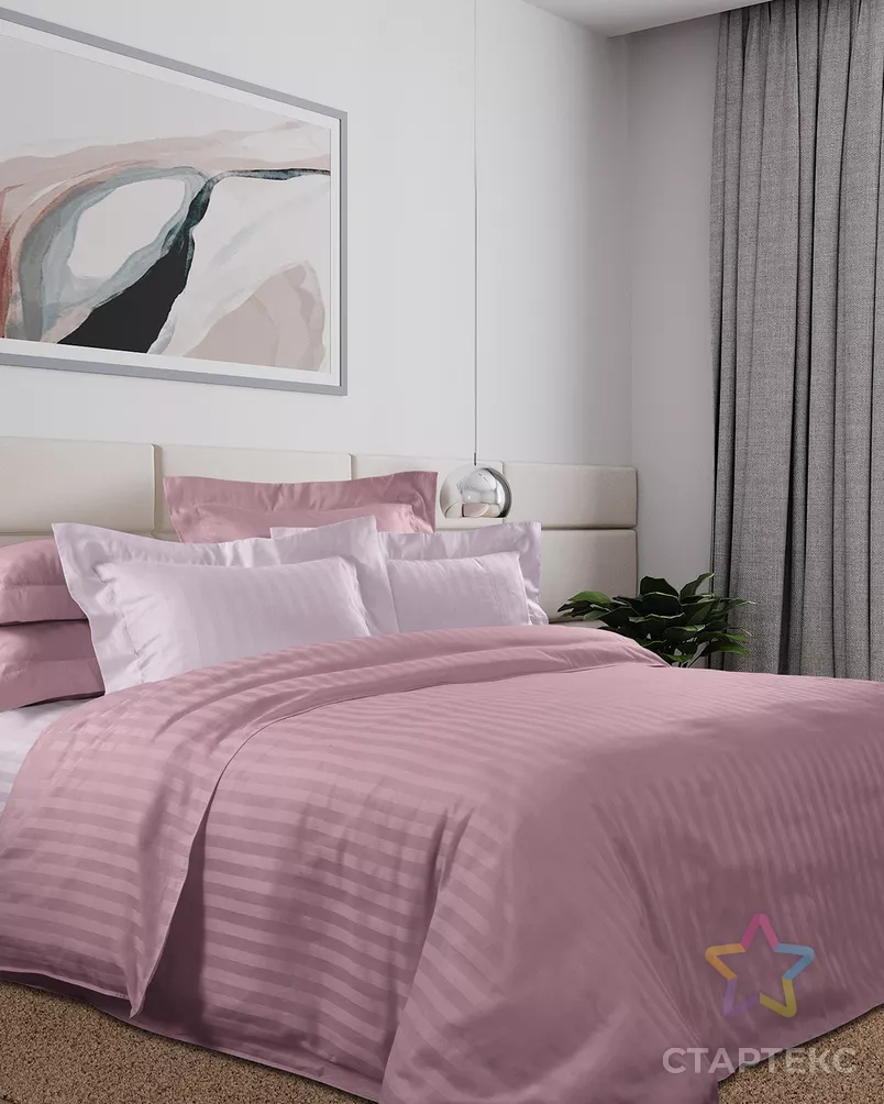 Пыльная роза КПБ 2,0 спал с евро прост. 2 нав арт LK3325UV арт. ТЕКСД-25407-1-ТЕКСД0025408 - рис. 1