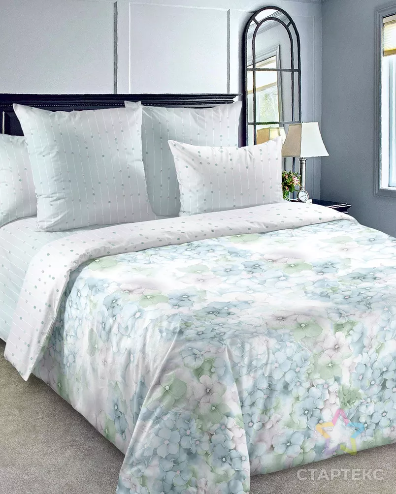 Наоми 2 зел КПБ 2,0 спал с евро 4 нав арт 3239Н арт. ТЕКСД-23878-1-ТЕКСД0023879 - рис. 1